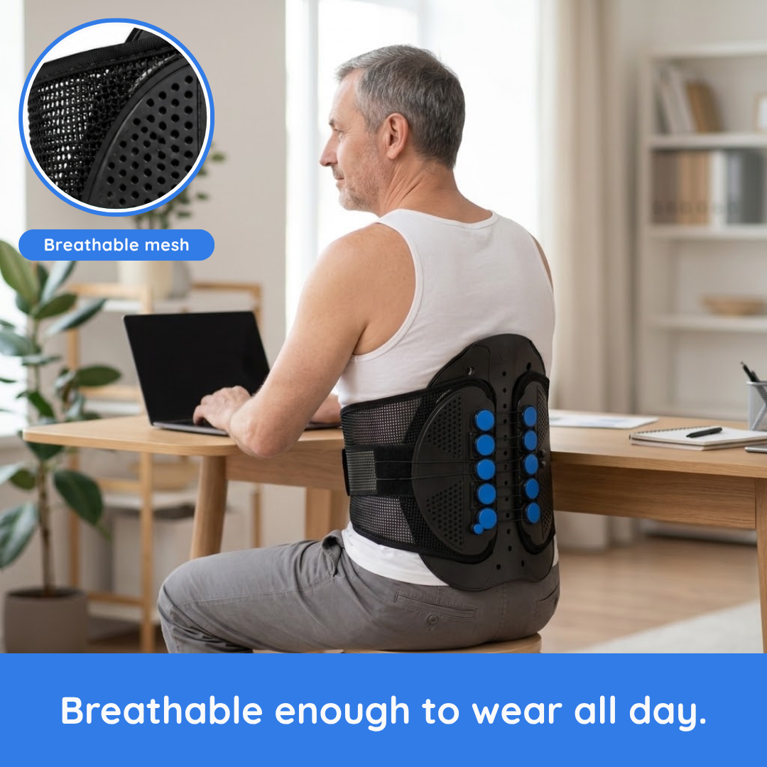 Pulley Back Brace for Lower Back Relief