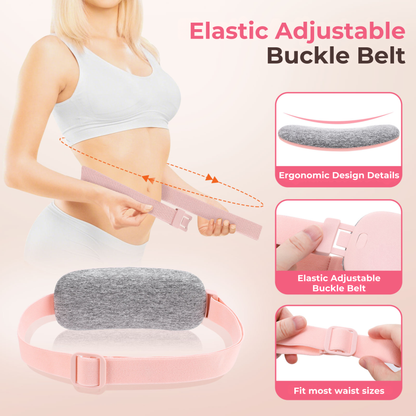 Soothing Heat & Massage Belt for Cramp Relief